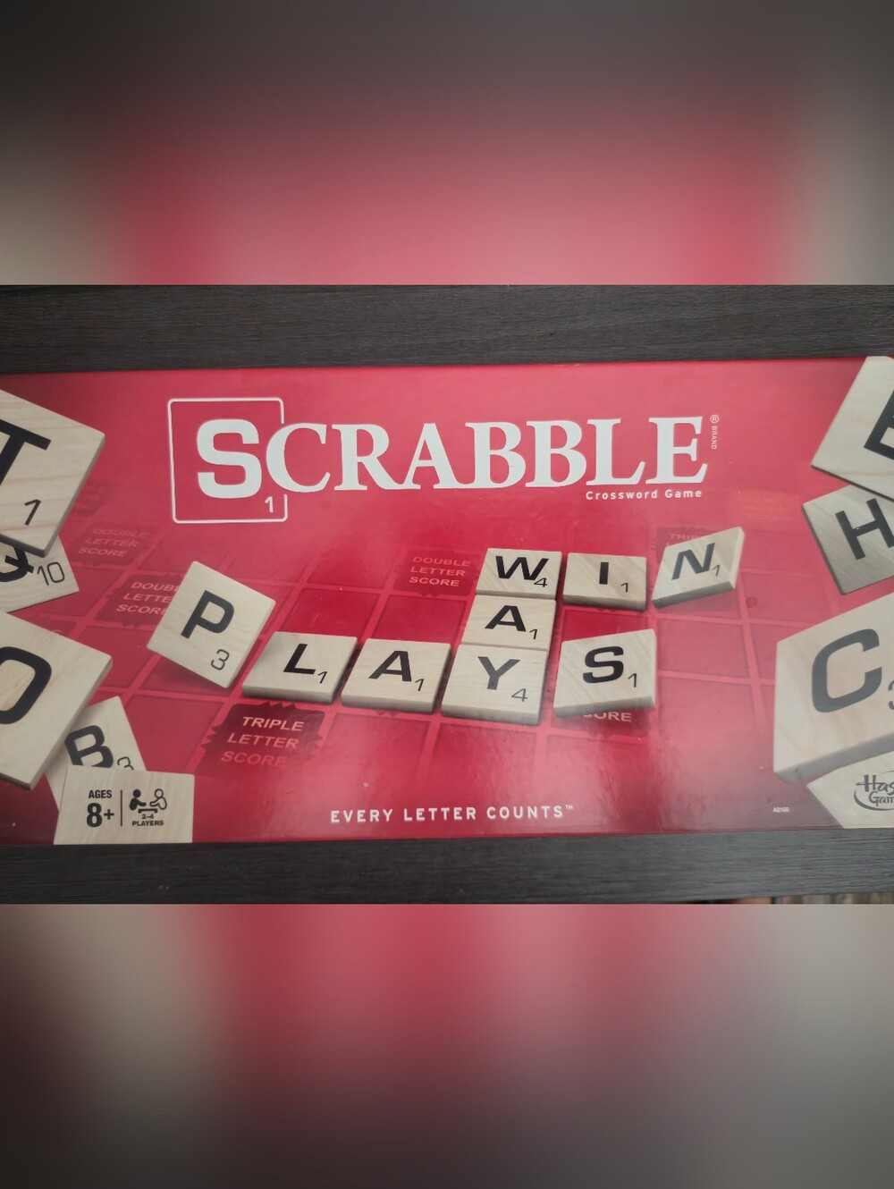Scrabble Classic Word Game - Red
